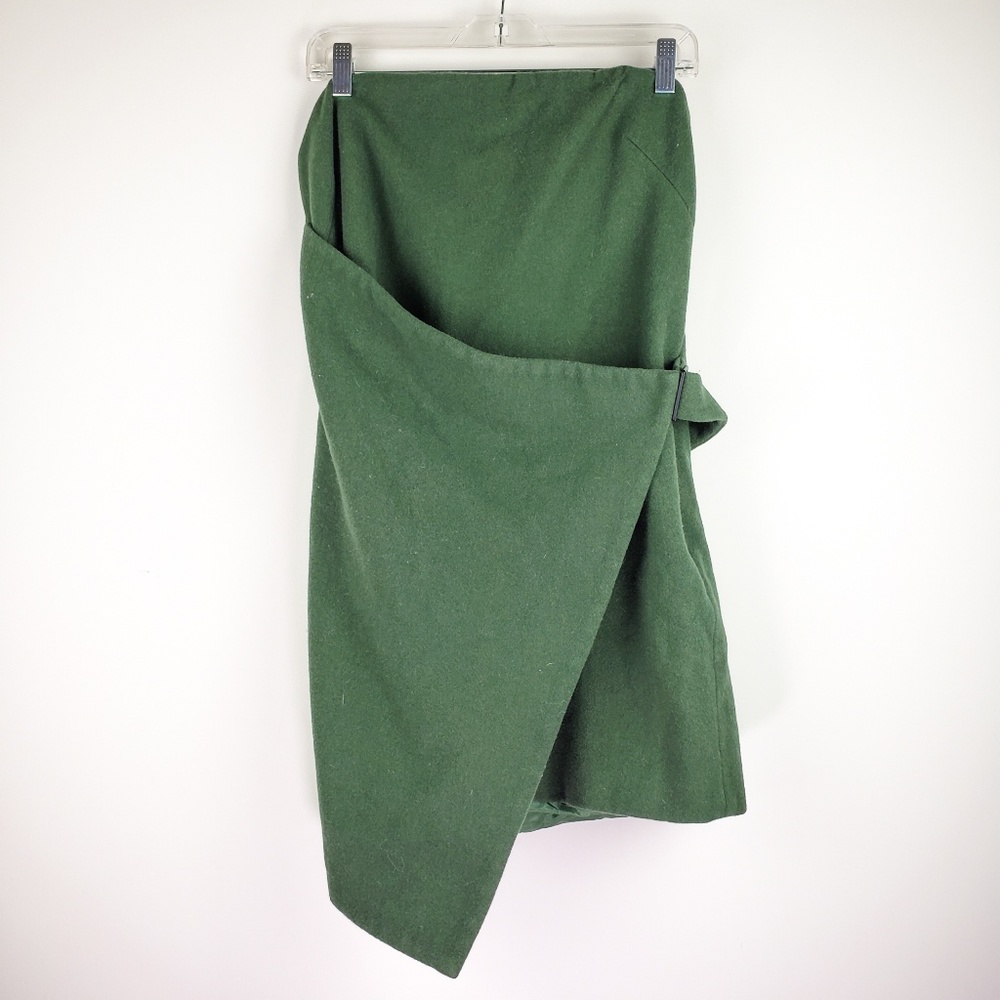 Kate Spade Saturday Moss Green Wool Shift Dress